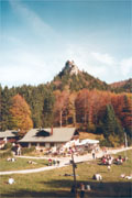 vista desde Galaun a la roca del Riederstein