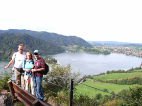 la vista al lago Schliersee
