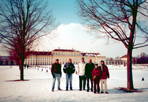 el parque barroco nevado