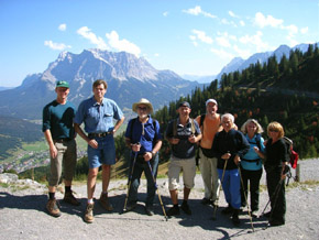 el grupo y el Zugspitze