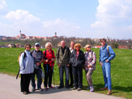 el grupo saliendo de Schongau