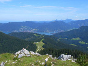 vista al lago Tegernsee
