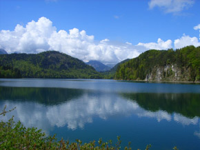 el lago Alpsee