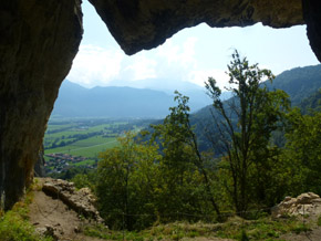 vista de la cueva